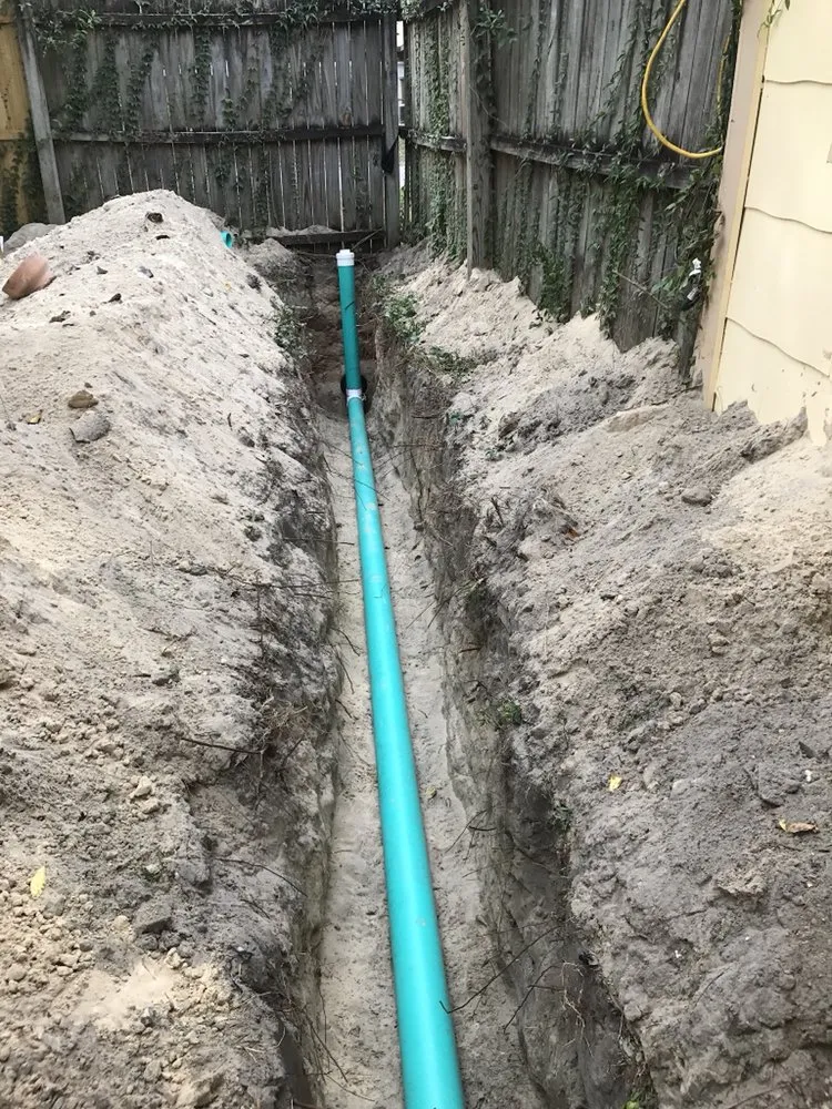 Slide of LCVL Excavation & Plumbing