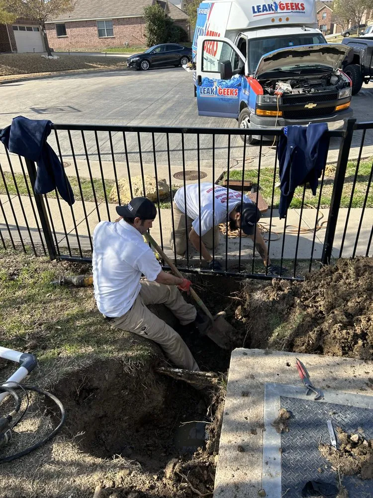 Slide of Leak Geeks Plumbing