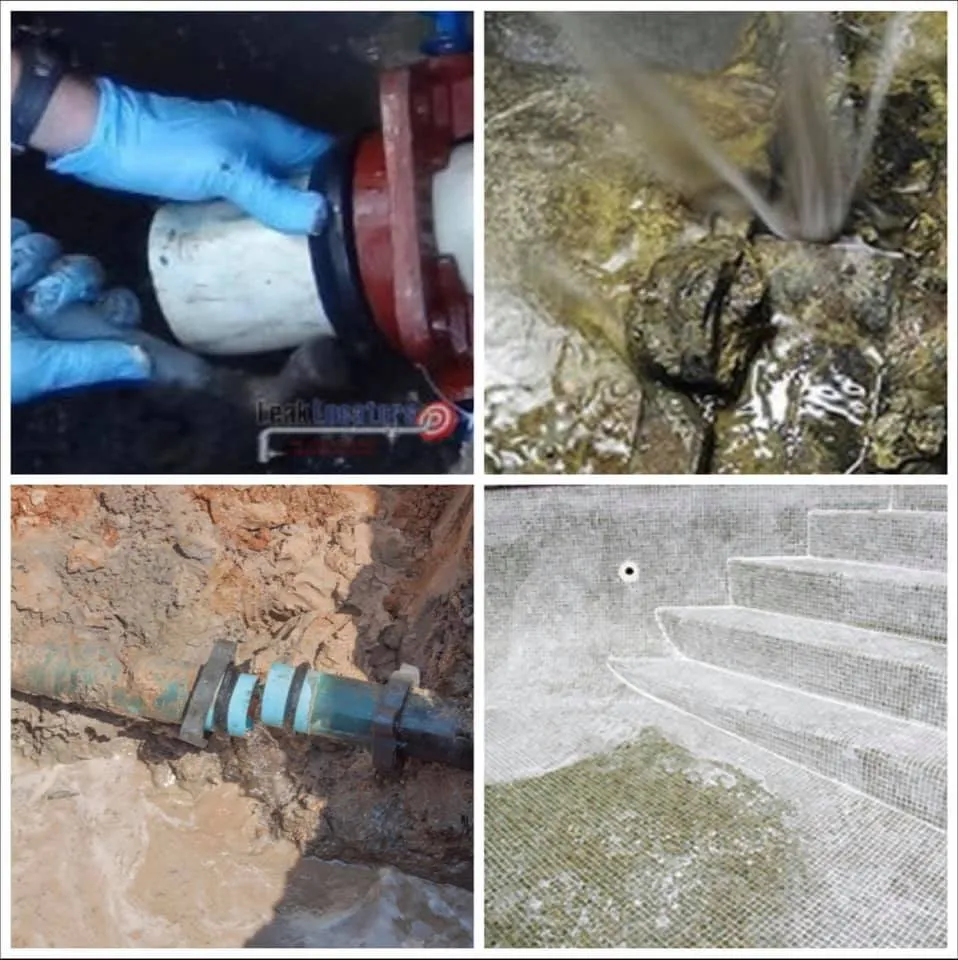 Slide of Leak Locators