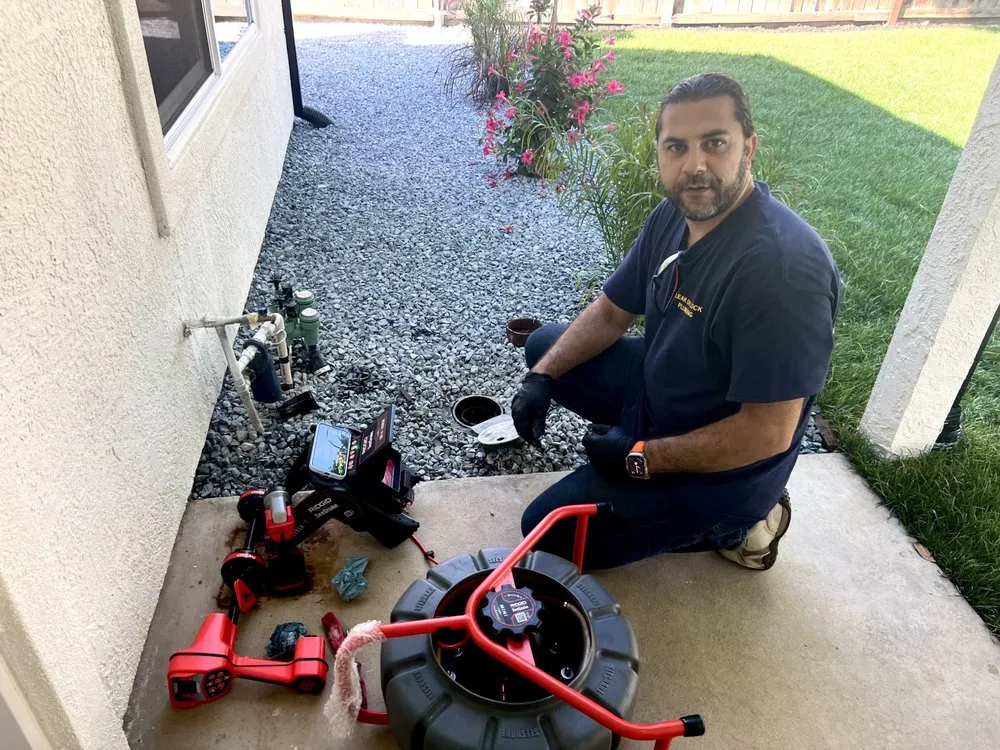 Slide of Leak on Lock Plumbing