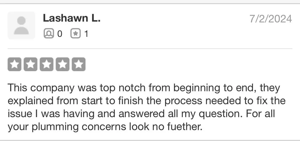 Slide of Leak Plumbing and Home Services