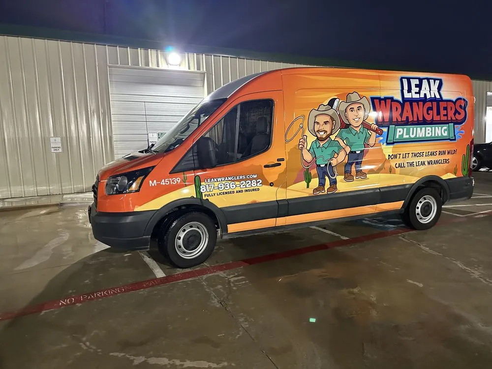 Slide of Leak Wranglers Plumbing