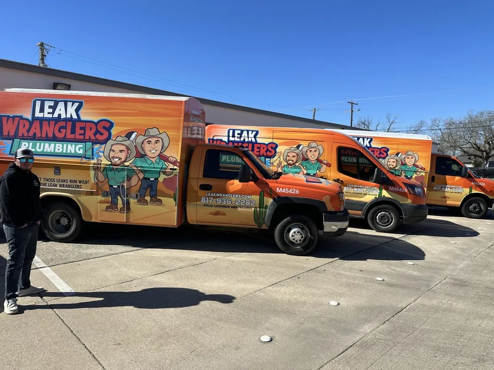 Slide of Leak Wranglers Plumbing