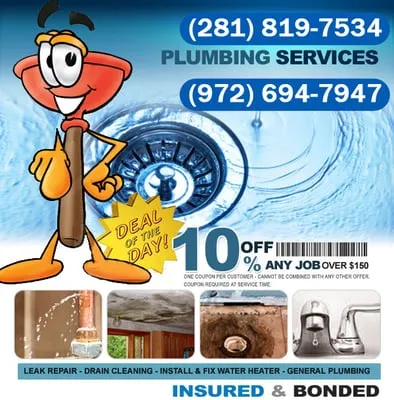 Leaks Repair Plumber Logo