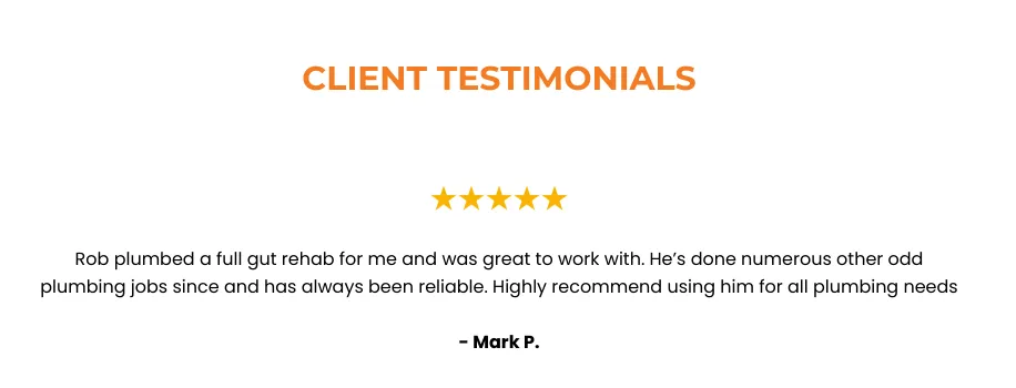 Slide of Lebel Plumbing and Gas