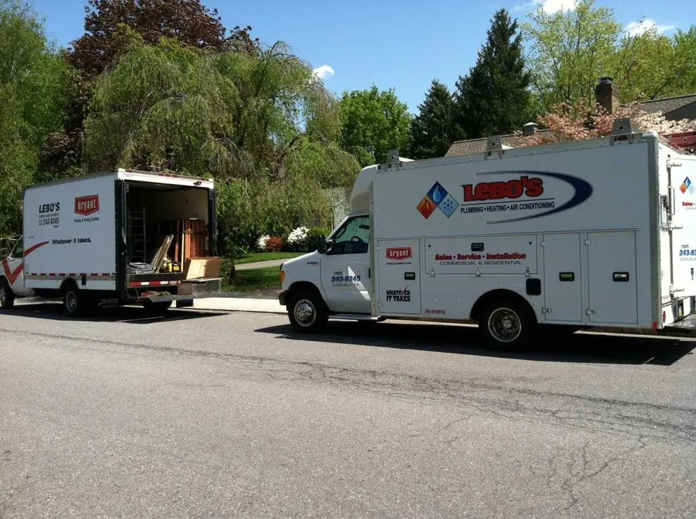 Slide of Lebo's Plumbing Heating & Air Conditioning