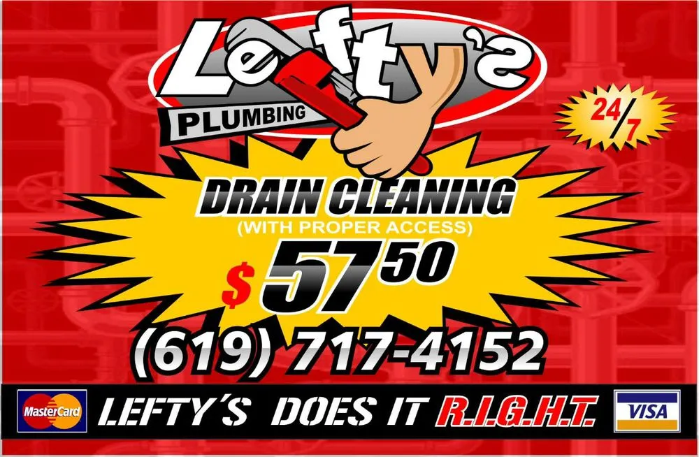 Slide of Lefty's Plumbing