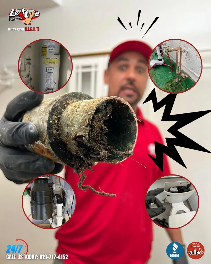 Slide of Lefty's Plumbing