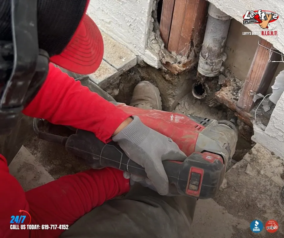 Slide of Lefty's Plumbing