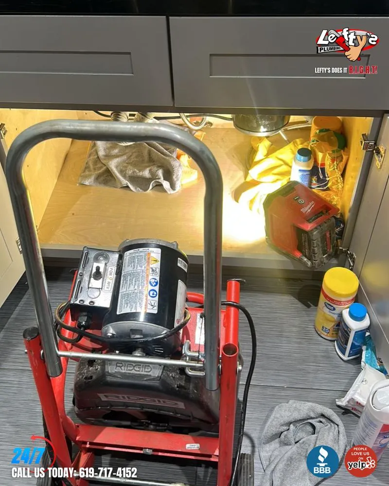 Slide of Lefty's Plumbing