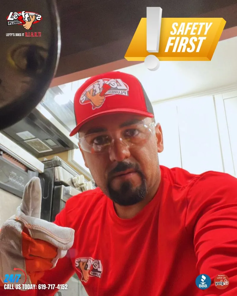 Slide of Lefty's Plumbing