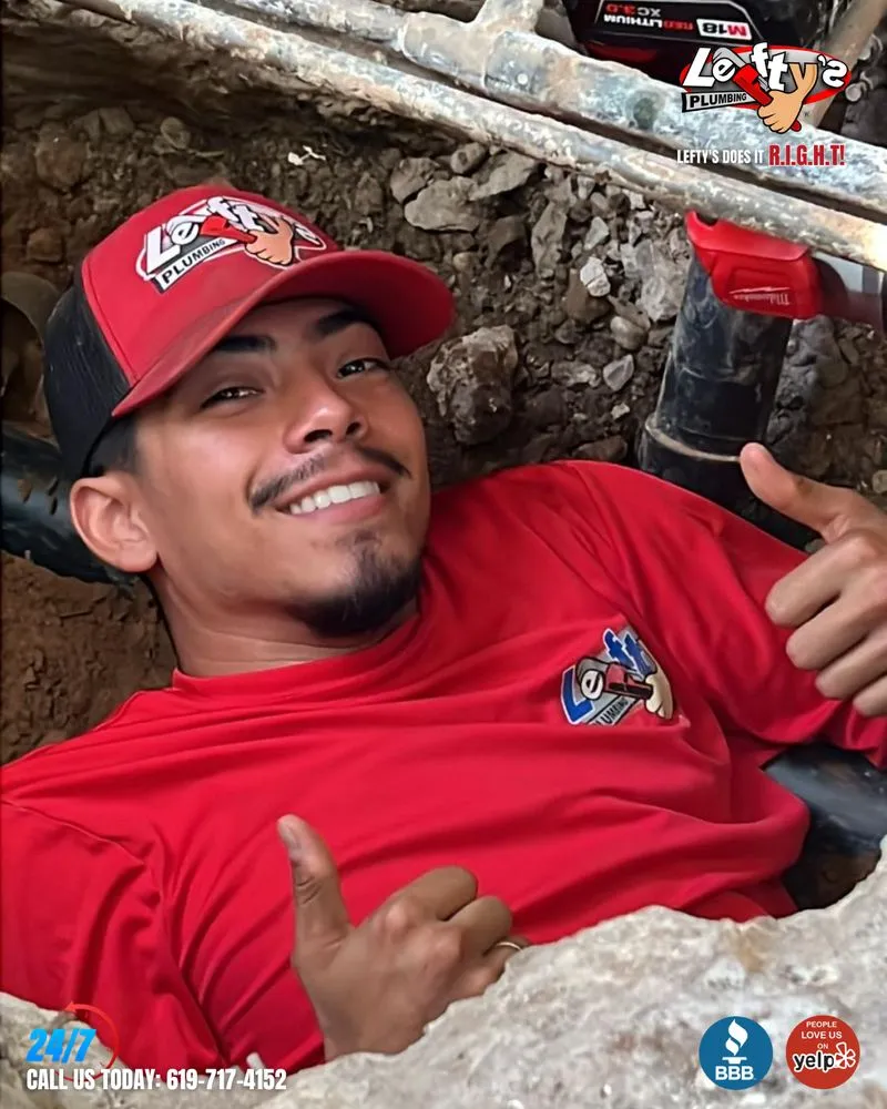 Slide of Lefty's Plumbing