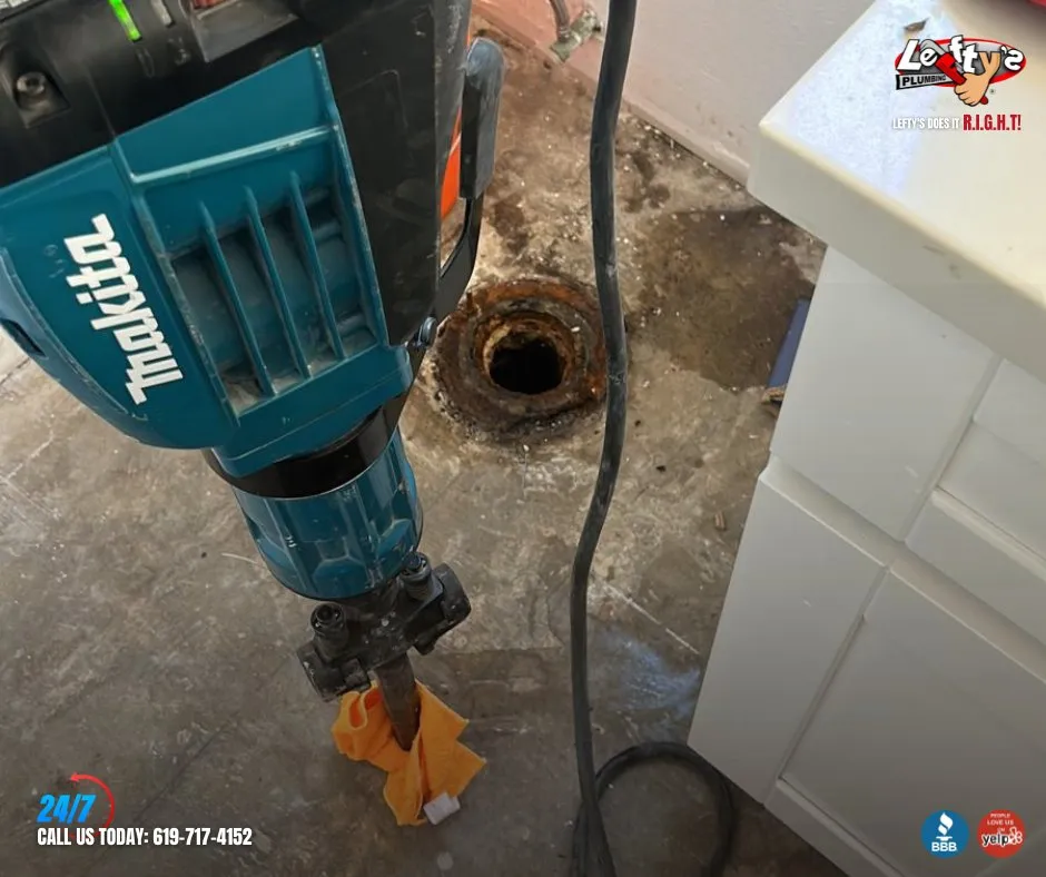 Slide of Lefty's Plumbing