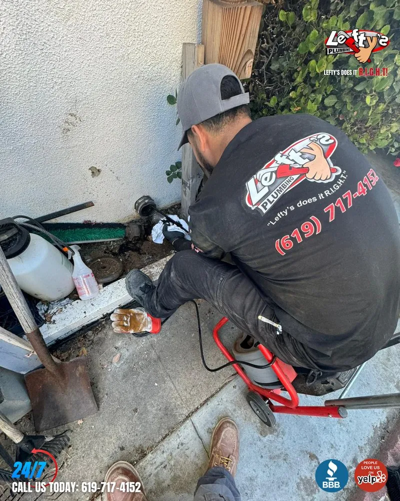 Slide of Lefty's Plumbing