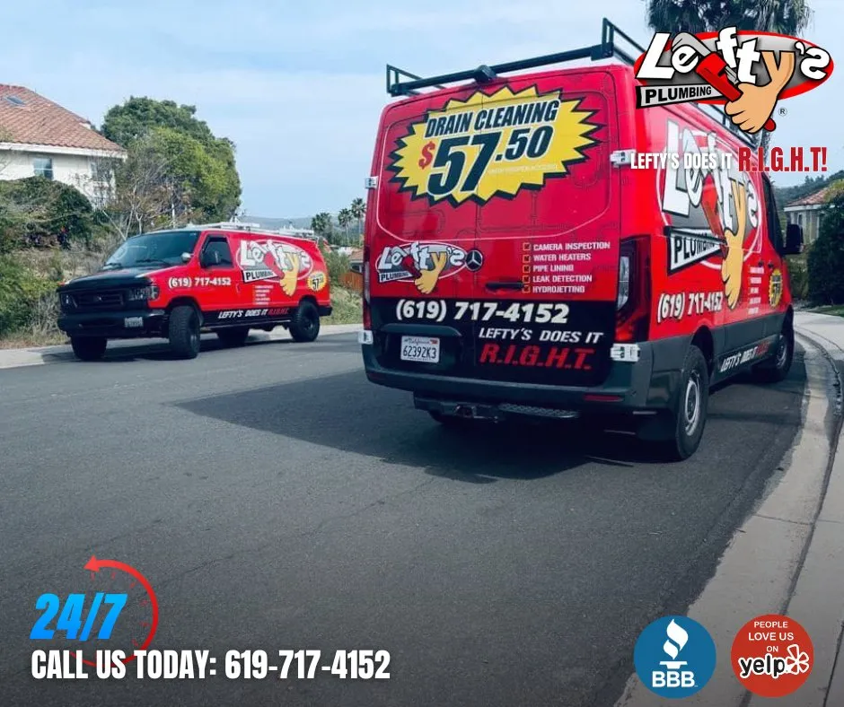 Slide of Lefty's Plumbing