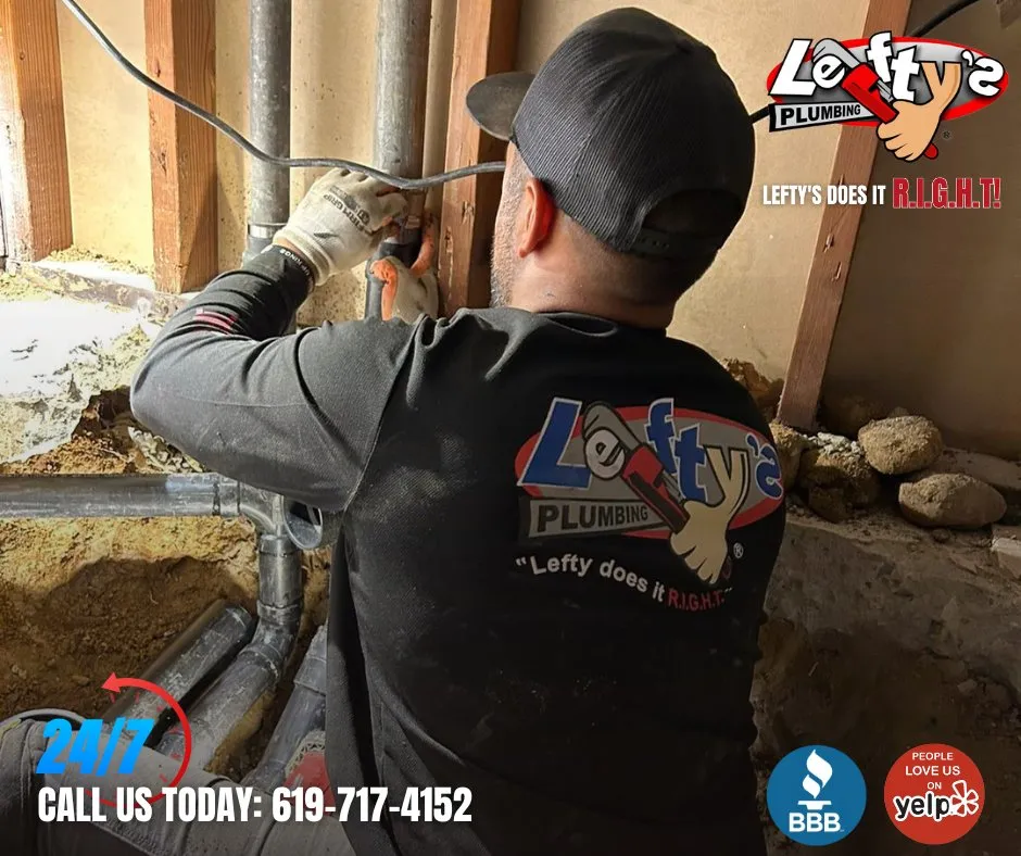 Slide of Lefty's Plumbing