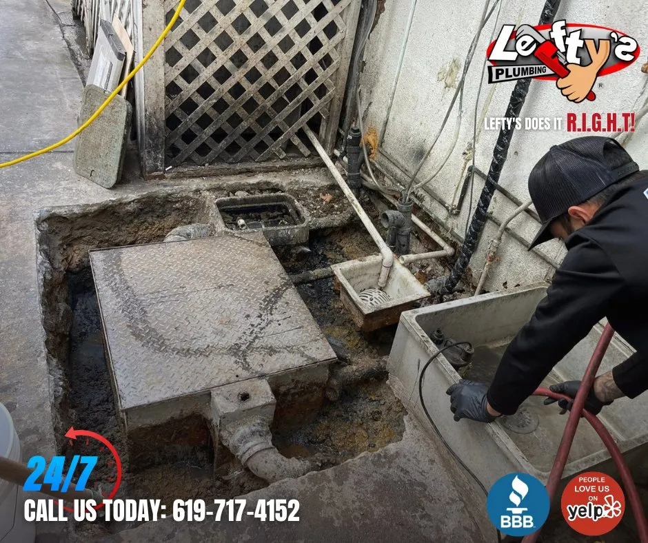 Slide of Lefty's Plumbing