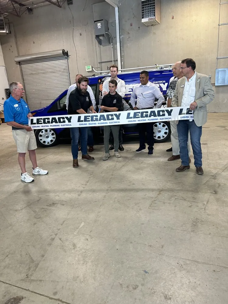 Slide of Legacy Heating, Cooling, Plumbing & Electrical