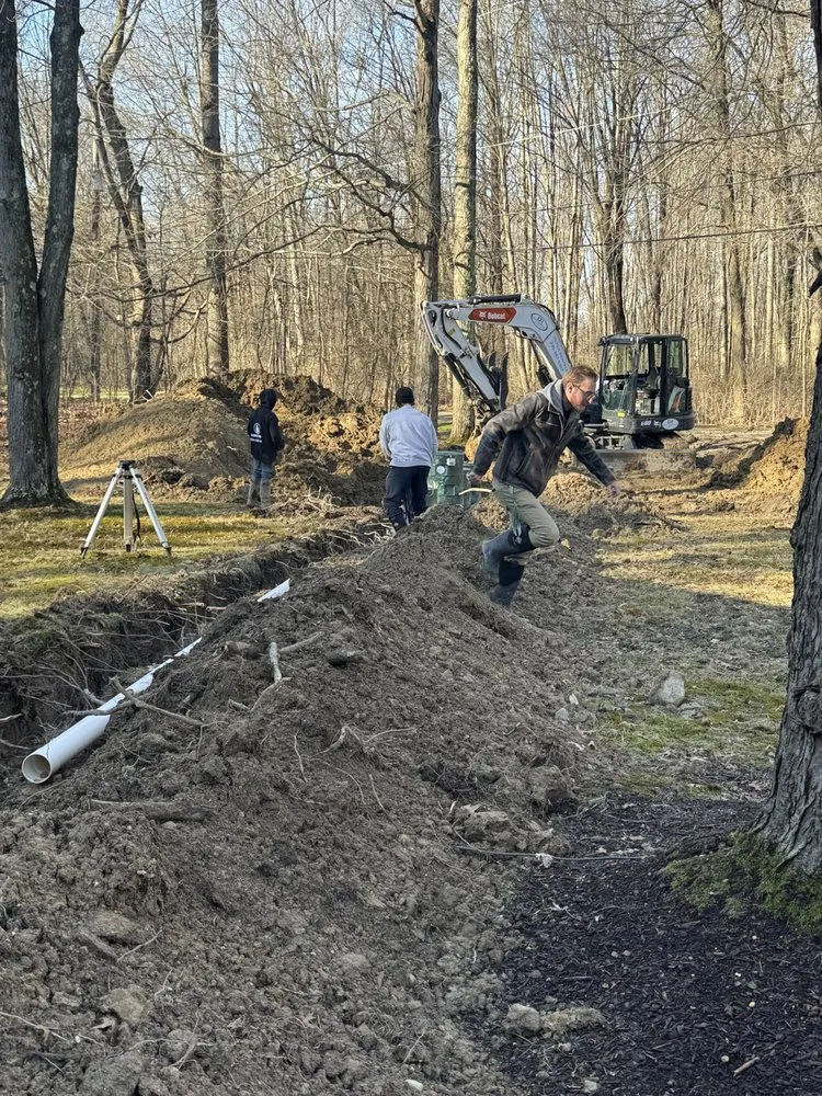 Slide of Lehman Drain & Septic