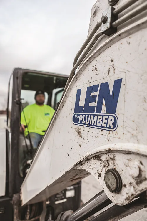 Slide of Len The Plumber