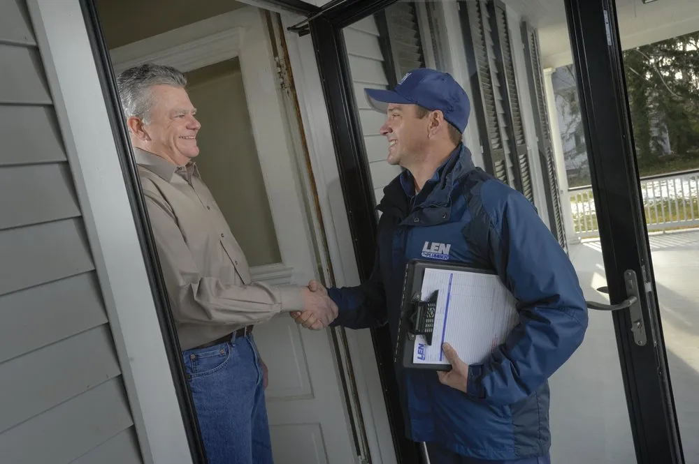 Slide of Len The Plumber