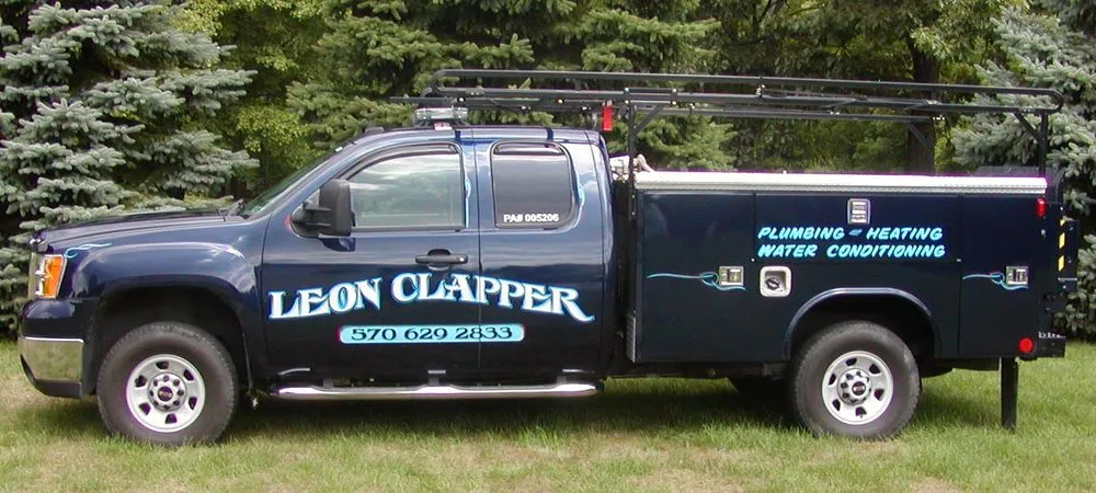 Slide of Leon Clapper Plumbing Heating & Water Conditioning