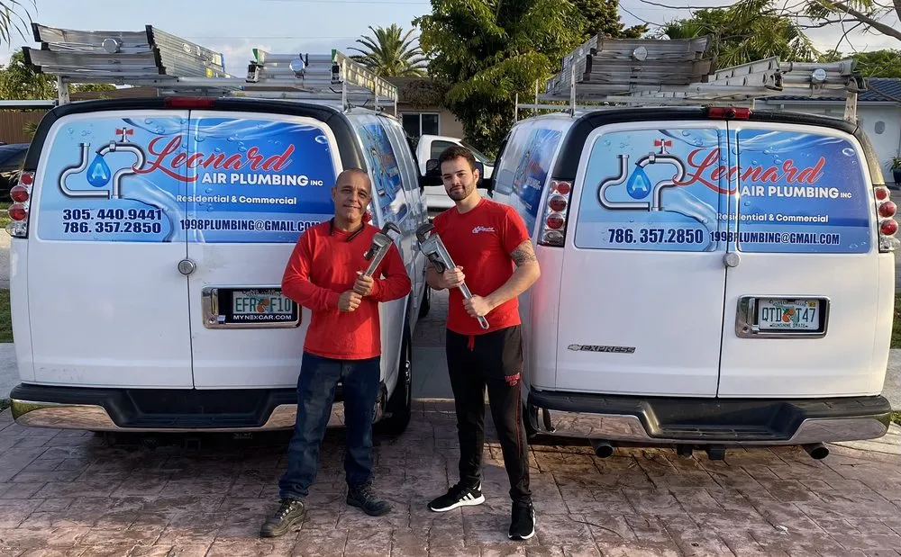 Slide of Leonard Air Plumbing