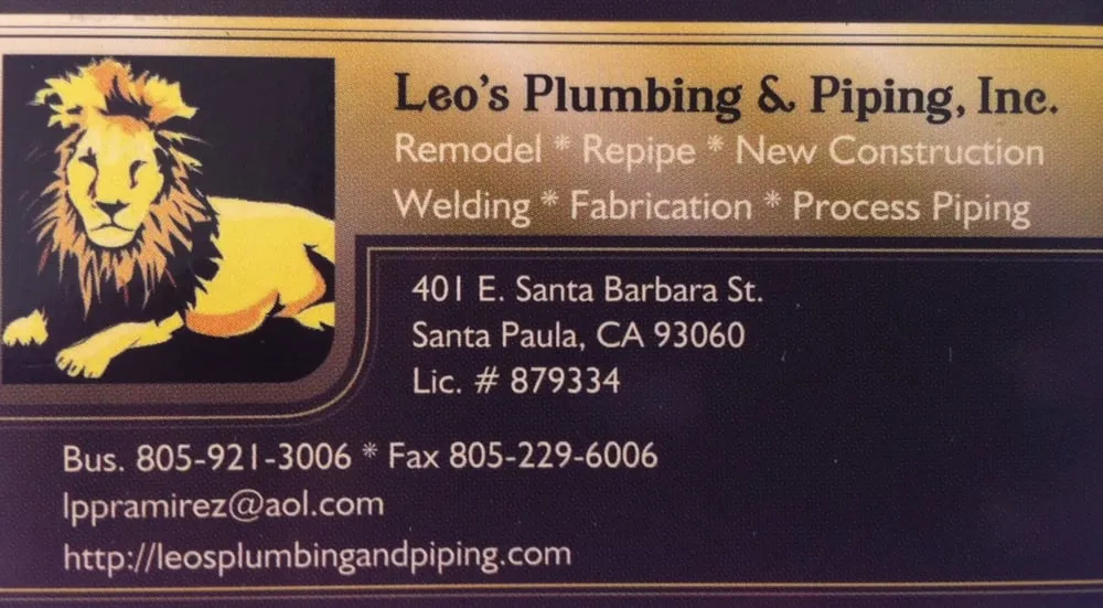 Slide of Leo's Plumbing & Piping, Inc.