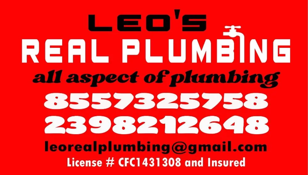 Slide of Leo's Real Plumbing