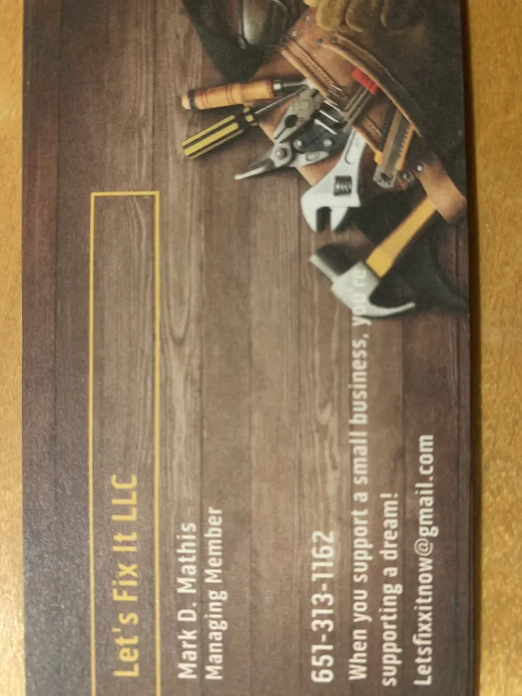 Slide of Let’s Fix It