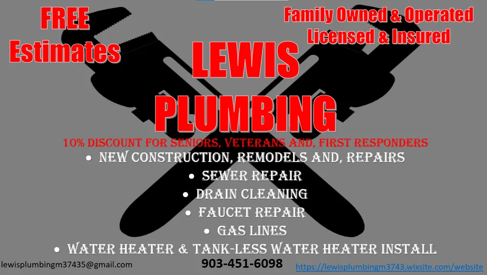 Slide of Lewis Plumbing