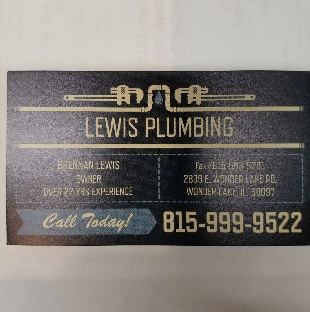 Slide of Lewis Plumbing
