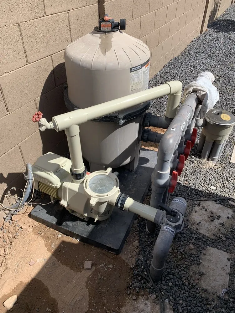 Slide of Leyva Pool Plumbing