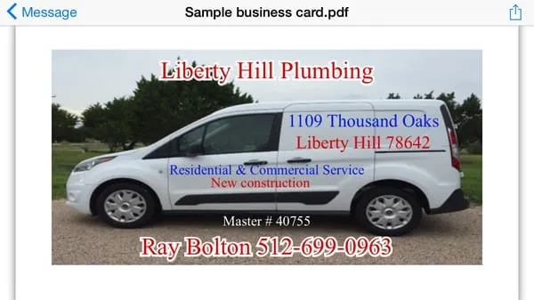Liberty Hill Plumbing