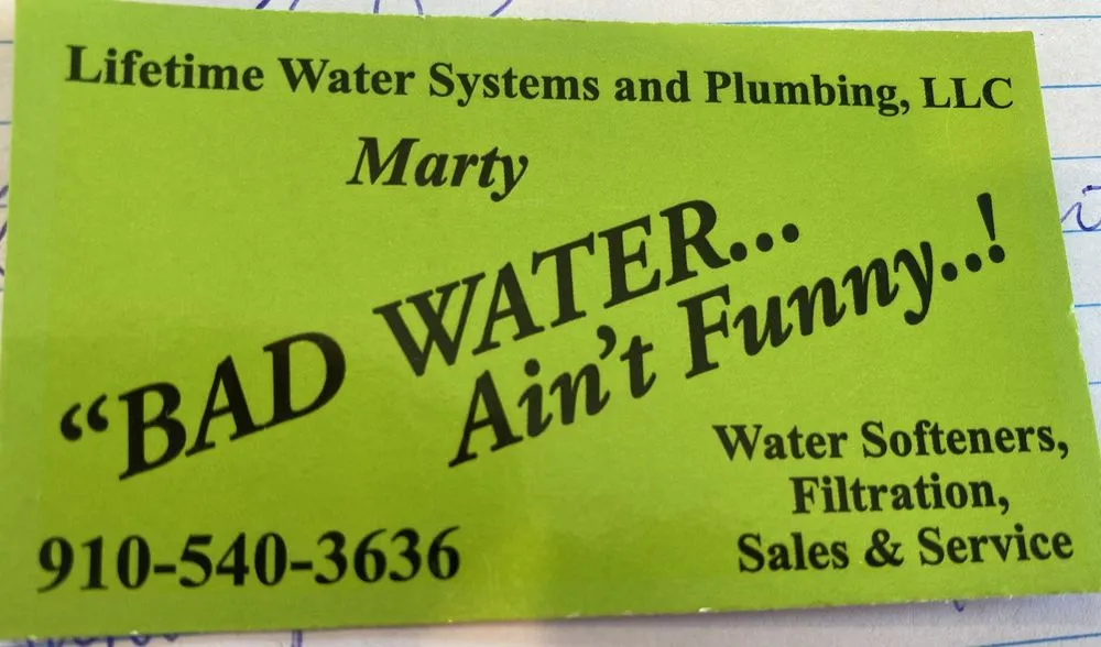 Slide of Lifetime Water Systems and Plumbing