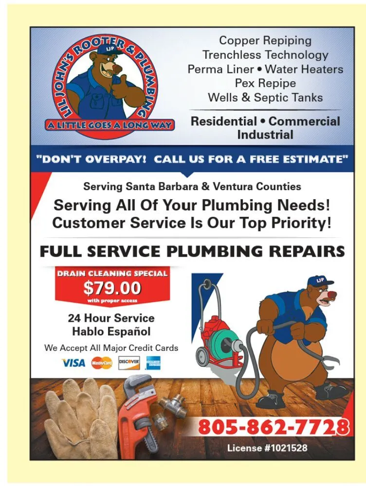 Slide of Lil John's Rooter & Plumbing