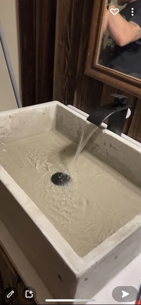 Slide of Liquid Rock Sewer Lining