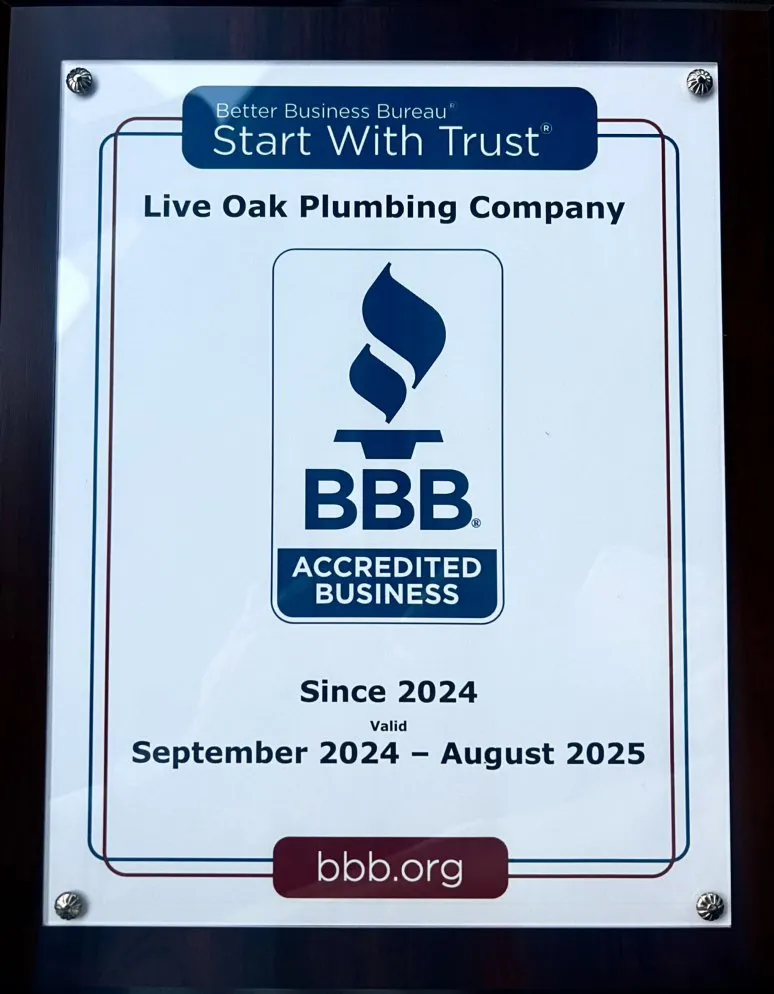 Slide of Live Oak Plumbing Company