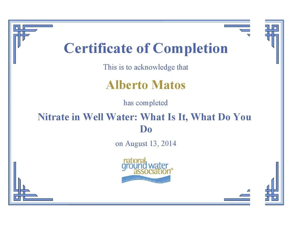 Slide of Living Services LLC - Water Division