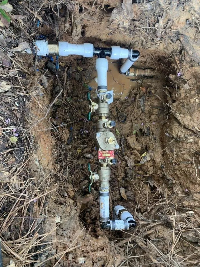 Slide of Living Water Drain & Plumbing