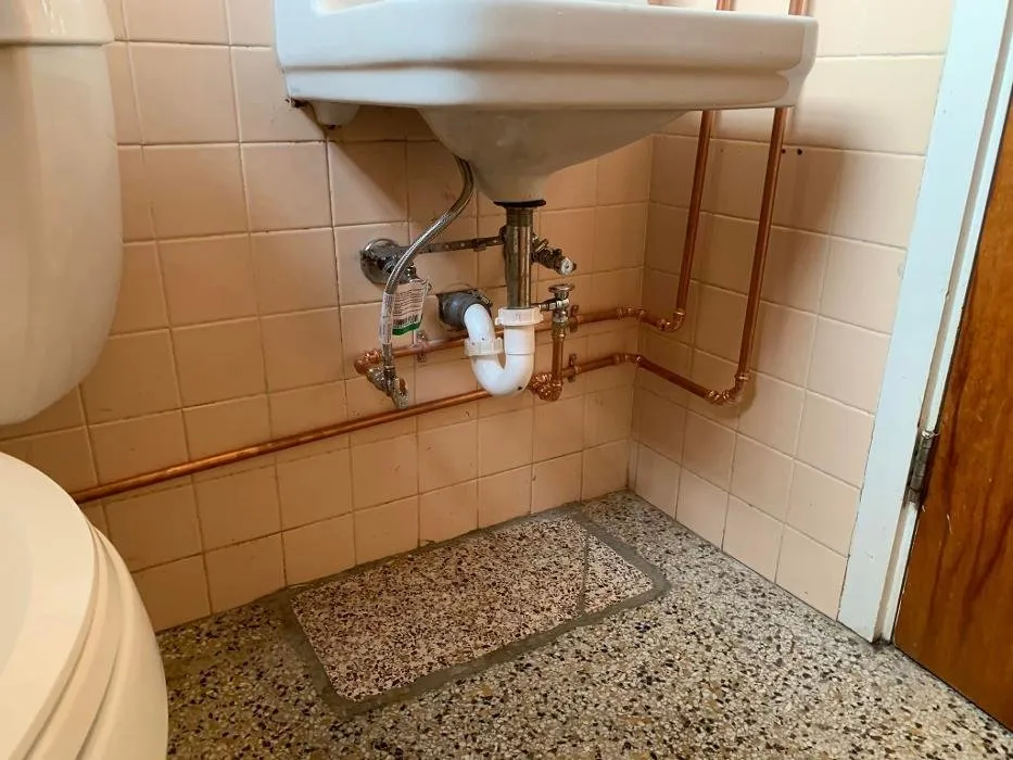 Slide of Living Water Drain & Plumbing