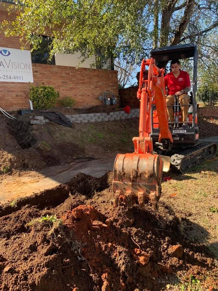 Slide of Living Water Drain & Plumbing