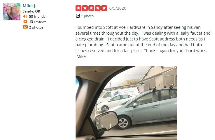 Slide of Living Water Plumbing