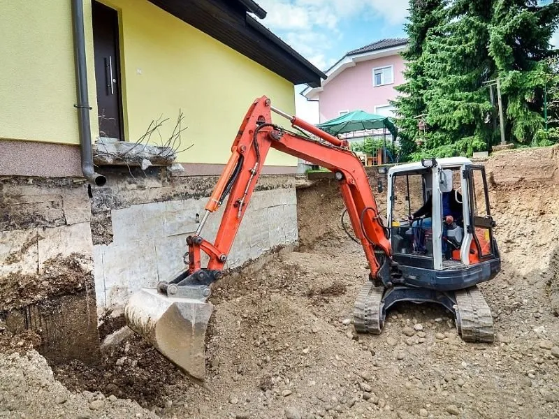 Slide of Livingston Foundation Repair