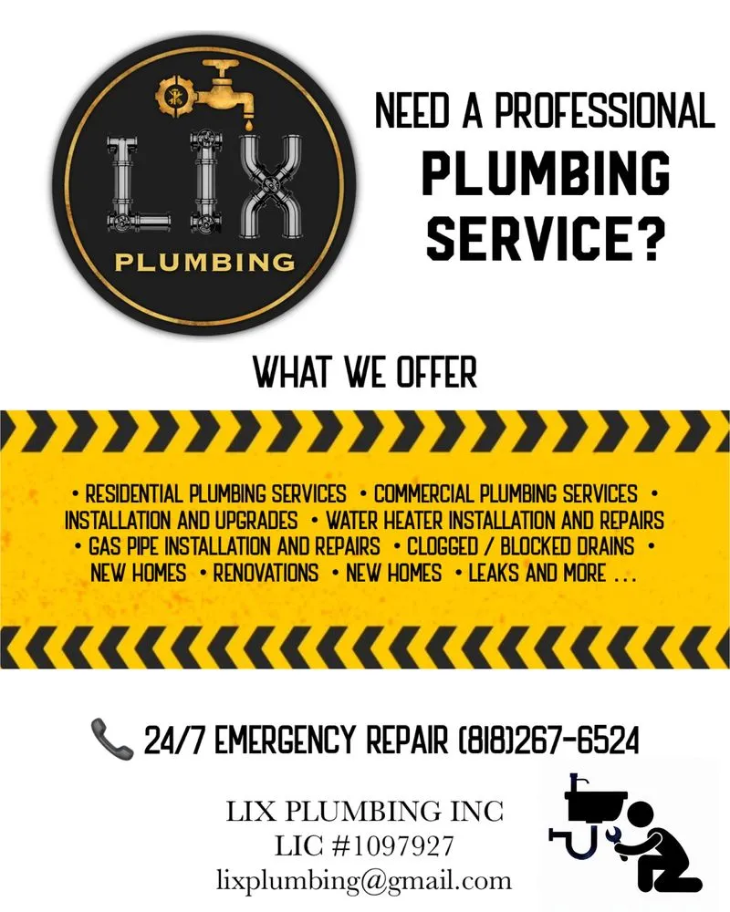 Slide of LIX PLUMBING