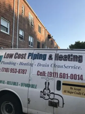 LJ Low Cost Piping & Heating Drain Clean Service Logo