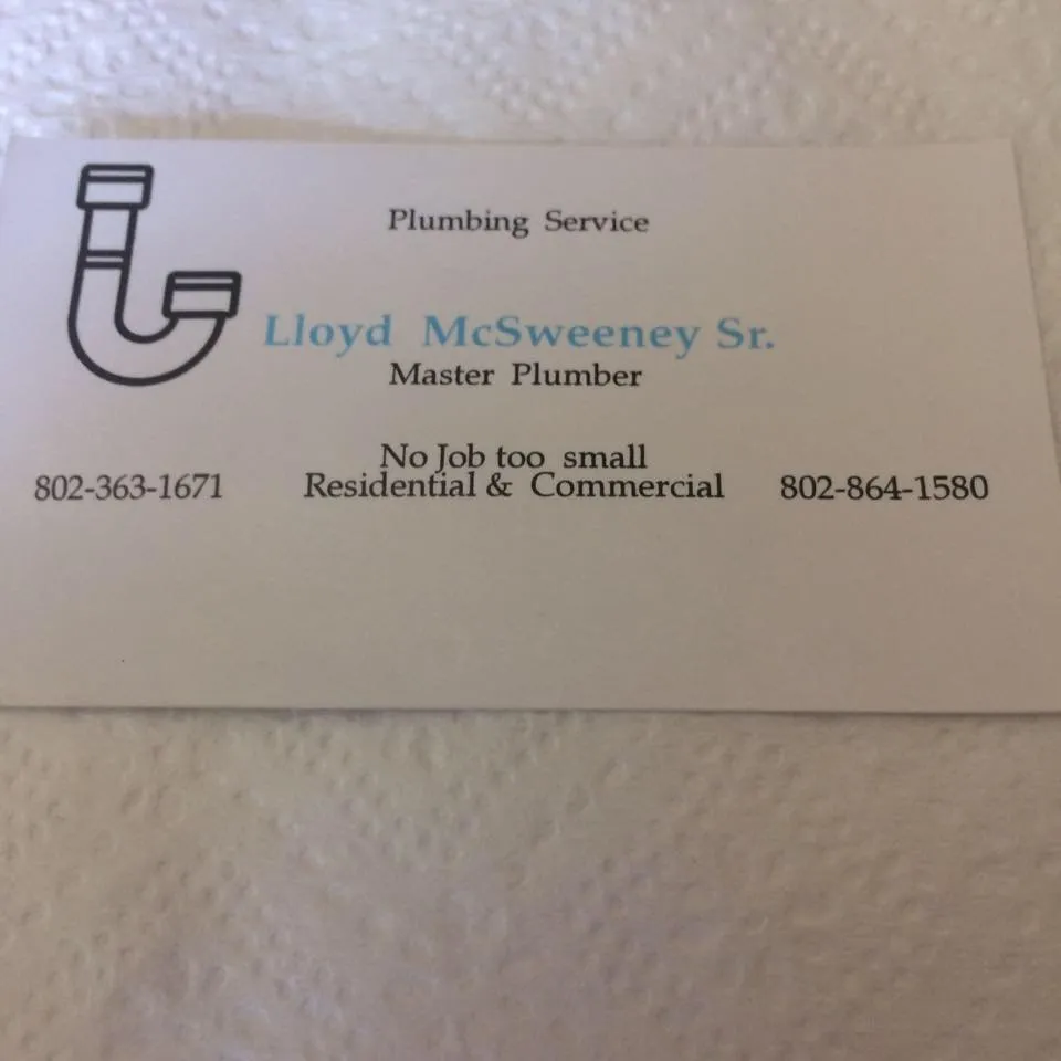 Slide of Lloyd Mcsweeney Sr Plumbing service