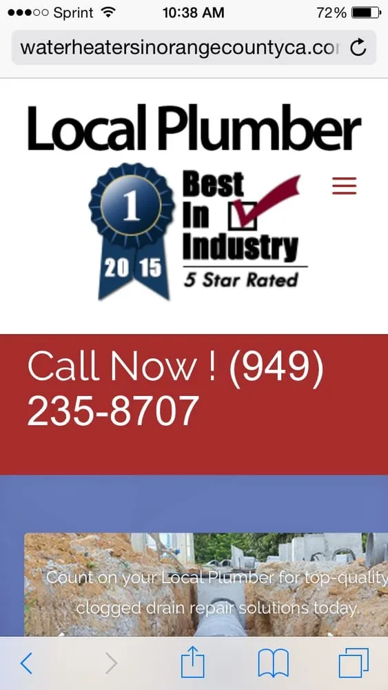 Slide of Local Plumber