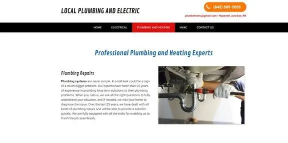 Quality emergency plumbing service in Hopewell Junction, NY - Local Plumbing and Electric