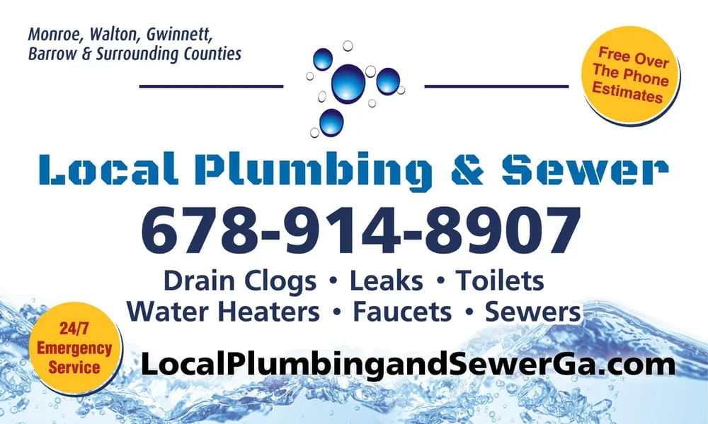 Slide of Local Plumbing and Sewer
